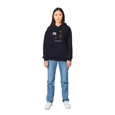 Sudadera con Capucha Unisex Estampado de Gato "Coach Miau" Michilandia