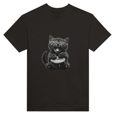 Camiseta Unisex Estampado de Gato "TamTam Felino" Michilandia | La tienda online de los fans de gatos