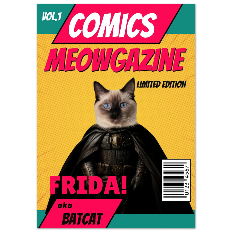 Póster Prémium de Portadas Personalizadas de Revistas de Comics Michilandia | La tienda online de los amantes de gatos