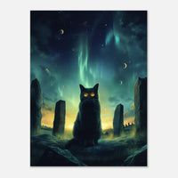 Panel de aluminio impresión de gato "Guardián de las Estrellas" Michilandia | La tienda online de los fans de gatos