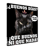 Lienzo de Gato "Amanecer Hostil" Michilandia | La tienda online de los amantes de gatos