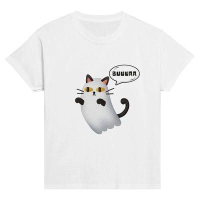 Camiseta Junior Unisex Estampado de Gato 