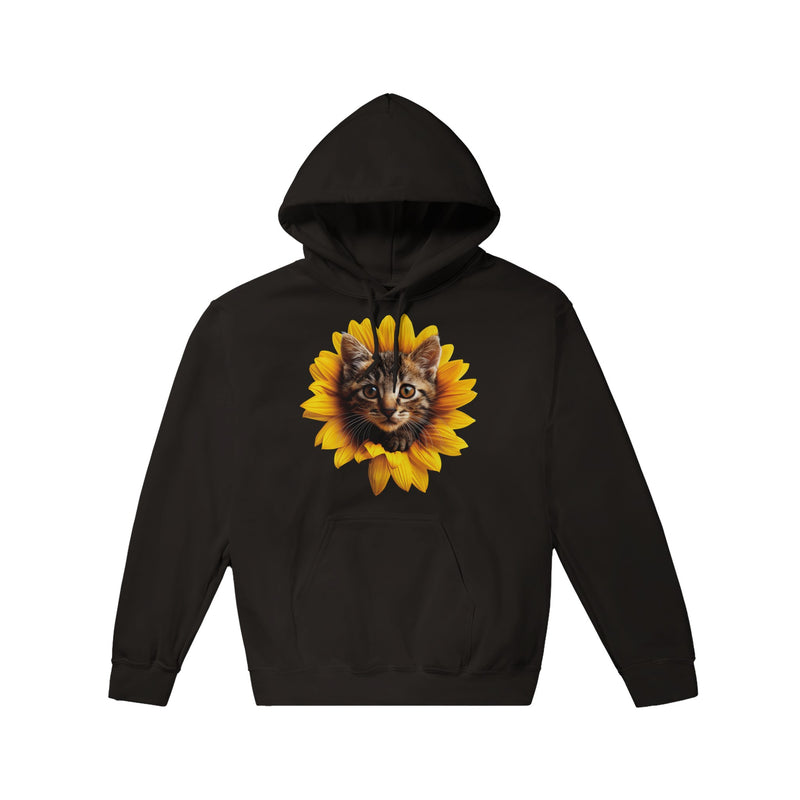 Sudadera con Capucha Unisex Estampado de Gato "Miau Solar" Michilandia