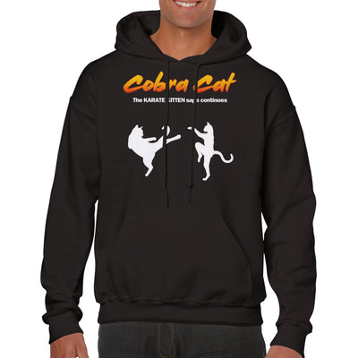 Sudadera con Capucha Unisex Estampado de Gato 