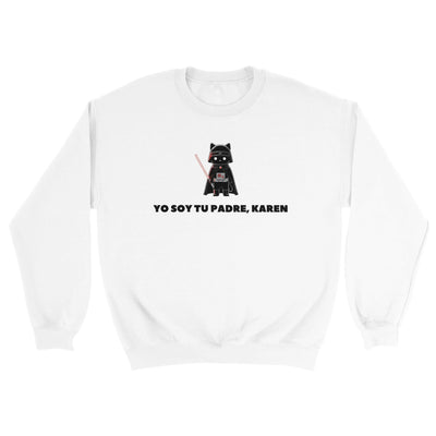 Sudadera Unisex Estampado de Gato "Darth Miau" Michilandia | La tienda online de los fans de gatos