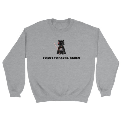 Sudadera Unisex Estampado de Gato "Darth Miau" Michilandia | La tienda online de los fans de gatos