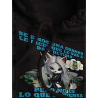 Sudadera con Capucha Unisex Estampado de Gato "Ultima?" Michilandia | La tienda online de los amantes de gatos