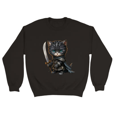 Sudadera unisex estampado de gato 