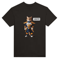 Camiseta Unisex Estampado de Gato "Vegeta Gatuno" Michilandia