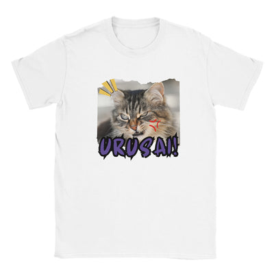 Camiseta Junior Unisex Estampado de Gato 