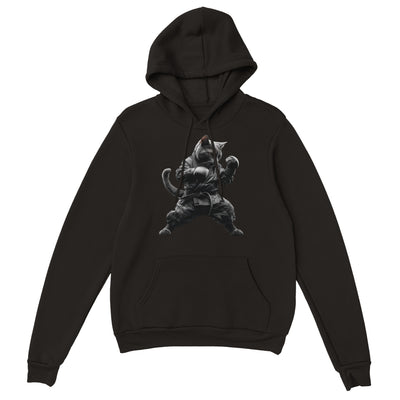 Sudadera con Capucha Unisex Estampado de Gato "MMA Miau" Michilandia | La tienda online de los fans de gatos