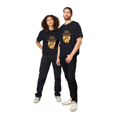 Camiseta Unisex Estampado de Gato "Gentleman Miau" Michilandia