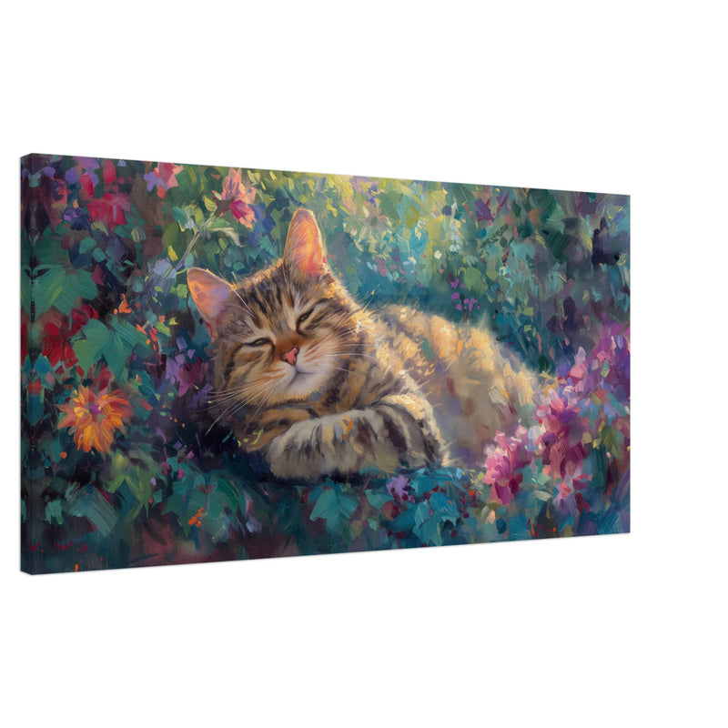 Lienzo de gato "Monet Miau" Michilandia | La tienda online de los fans de gatos