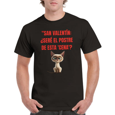 Camiseta Unisex Estampado de Gato 