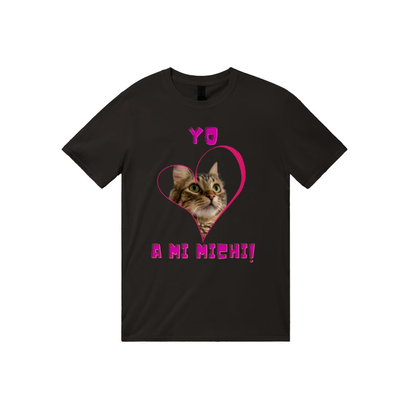 Imprime tu camiseta unisex "Yo amo a mi michi" Gelato