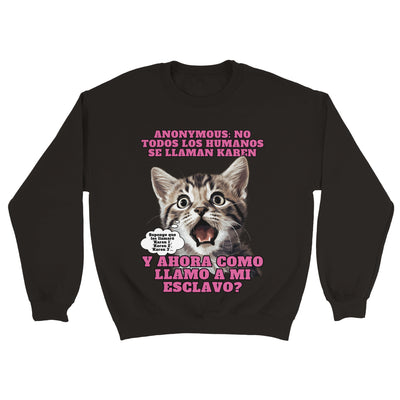 Sudadera Unisex Estampado de Gato 