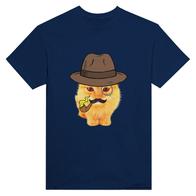 Camiseta Unisex Estampado de Gato "Gentleman Miau" Michilandia