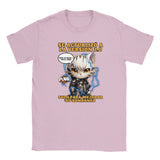 Camiseta júnior unisex estampado de gato "Cyborg Kitty" Michilandia | La tienda online de los amantes de gatos