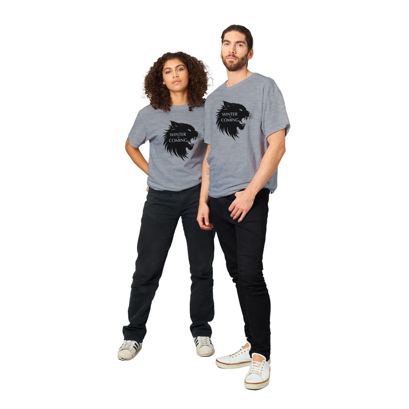 Camiseta Unisex Estampado de Gato "Nieve y Garra" Michilandia | La tienda online de los fans de gatos