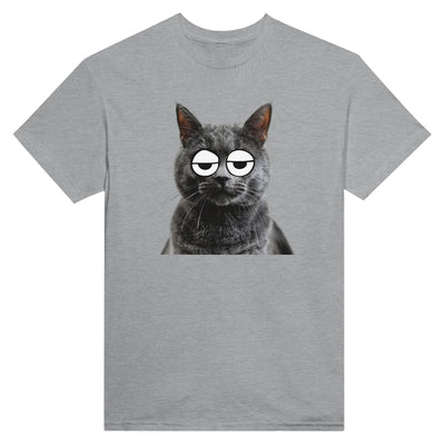 Camiseta Unisex Estampado de Gato "Somnoliento Chartreux" Michilandia