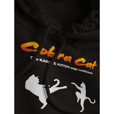 Sudadera con Capucha Unisex Estampado de Gato "Cobra Cat: La Saga Continúa" Michilandia | La tienda online de los fans de gatos