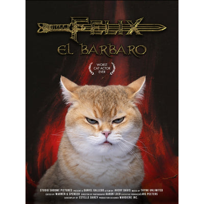 Tu Gato en la Portada de una Película - ¡Personalízala con su Nombre y Foto!