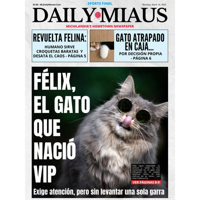 Tu Gato en los Titulares - ¡Hazlo la Estrella de un Periódico!