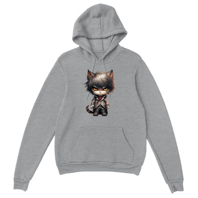 Sudadera con capucha unisex estampado de gato "Light Catgami" Michilandia | La tienda online de los amantes de gatos