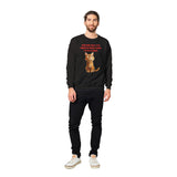 Sudadera Unisex Estampado de Gato "Cita Miau" Michilandia | La tienda online de los fans de gatos