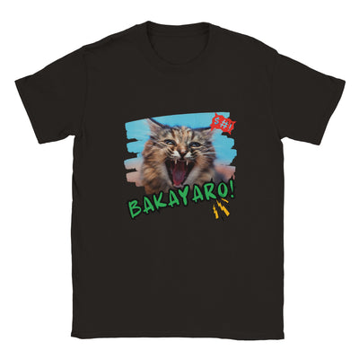 Camiseta unisex estampado de gato 