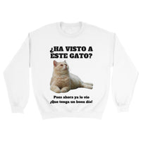 Sudadera Unisex Estampado de Gato "Gato del Día" Michilandia | La tienda online de los fans de gatos