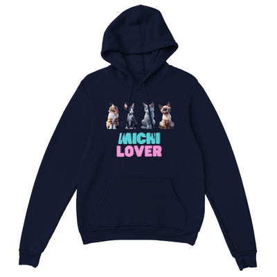 Sudadera con capucha unisex estampado de gato "Michi Lover" v3 Gelato