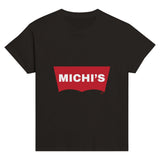 Camiseta Junior Unisex Estampado de Gato "Michi's Denim" Michilandia | La tienda online de los fans de gatos