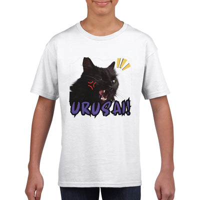 Camiseta Junior Unisex Estampado de Gato 