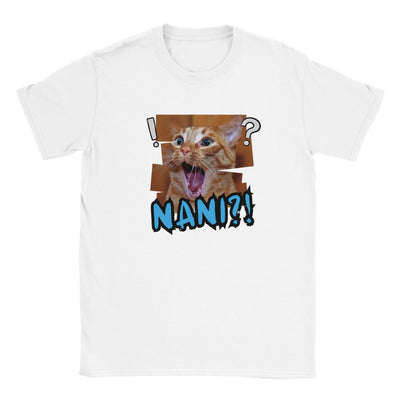 Camiseta Junior Unisex Estampado de Gato 