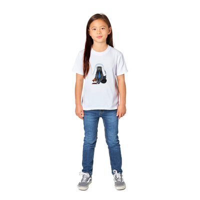 Camiseta Junior Unisex Estampado de Gato "Juez Miau" Michilandia | La tienda online de los fans de gatos