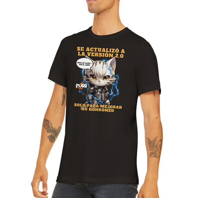 Camiseta unisex estampado de gato "Cyborg Kitty" Michilandia | La tienda online de los amantes de gatos