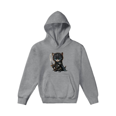 Sudadera con capucha júnior estampado de gato "Berserkitty" Michilandia | La tienda online de los amantes de gatos