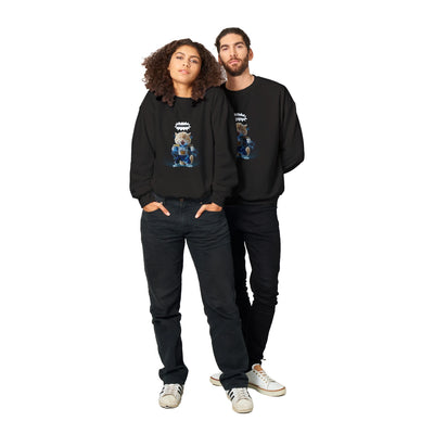 Sudadera Unisex Estampado de Gato "Transformación Miau Z" Michilandia