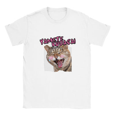 Camiseta unisex estampado de gato "Meme Neko Anime" Michilandia | La tienda online de los amantes de gatos