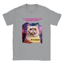 Camiseta unisex estampado de gato 