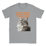 Camiseta unisex estampado de gato "Indignación Felina" Michilandia | La tienda online de los fans de gatos