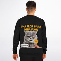 Sudadera Deportiva unisex estampado de gato "Antojos Felinos" Subliminator
