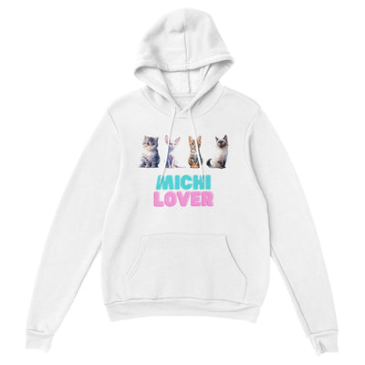 Sudadera con capucha unisex estampado de gato "Michi Lover" v2 Gelato