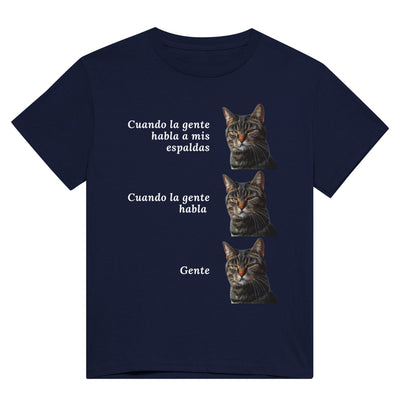 Camiseta Unisex Estampado de Gato "Gente" Michilandia | La tienda online de los fans de gatos