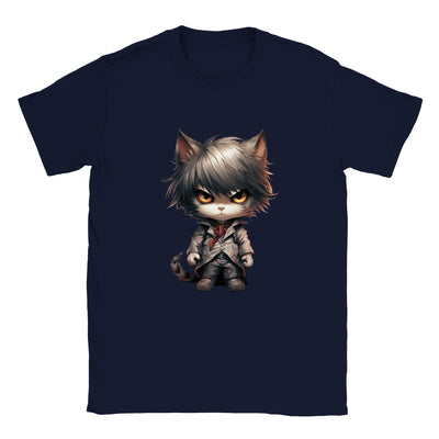 Camiseta unisex estampado de gato "Light Catgami" Michilandia | La tienda online de los amantes de gatos