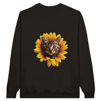 Sudadera Unisex Estampado de Gato 