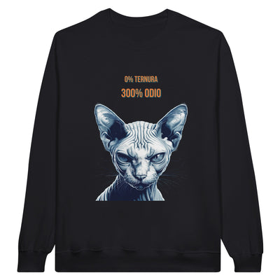 Sudadera Unisex Estampado de Gato 