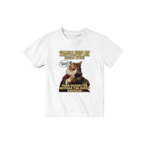 Camiseta Junior Unisex Estampado de Gato "Aristogato Conectado" Michilandia | La tienda online de los fans de gatos