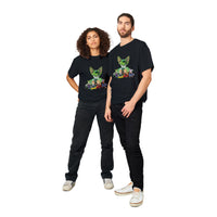 Camiseta Unisex Estampado de Gato "Guerreros Peludos Z" Michilandia | La tienda online de los fans de gatos